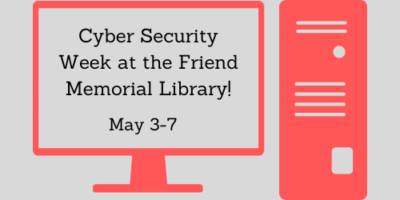 cyber security and internet check up week. May 3-7