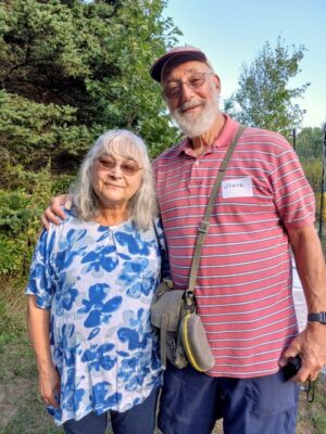 Rea and Steve at the 2022 Community Garden Party